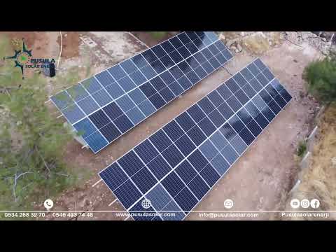 15 kW 20 Hp / 28,2 kWp Güneş Enerjili Tarımsal Sulama Sistemi - Pusula Solar Enerji