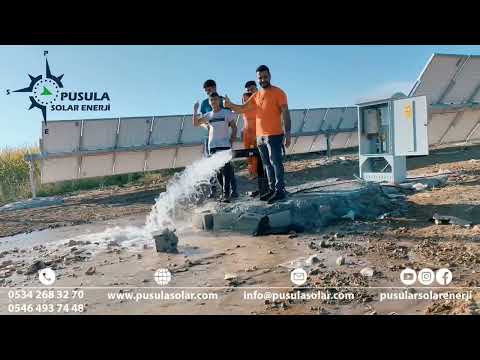 30 kW 40 Hp 42,3 kWp Tek Eksenli Manuel Tracker Tarımsal Sulama Sistemi - Pusula Solar Enerji