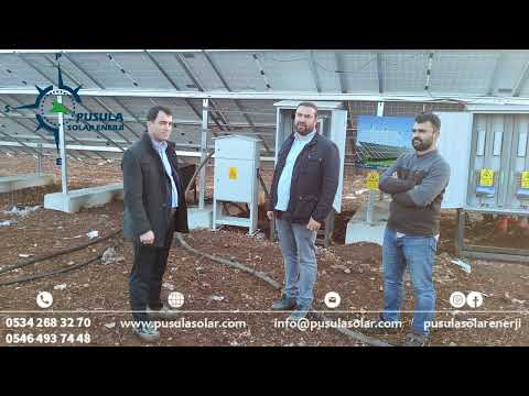 110 kW 150 HP / 211,5 kWp Güneş Enerjili Tarımsal Sulama Sistemi - Pusula Solar Enerji
