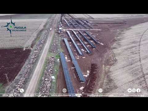 2 Adet 186 kW 250 Hp / 682 kWp Güneş Enerjili Tarımsal Sulama Sistemi - Pusula Solar Enerji