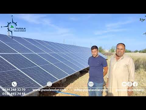 15 kW 20 Hp Güneş Enerjili Tarımsal Sulama Sistemi - Pusula Solar Enerji
