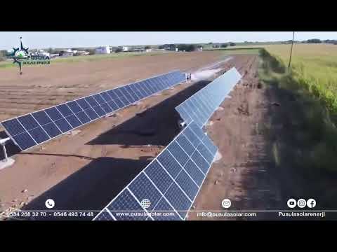 30 kW 40 HP / 42,3 kWp Güneş Enerjili Tarımsal Sulama Sistemi - Pusula Solar Enerji