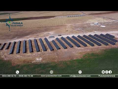 2200 kWp Türkiye’nin İlk ve En Büyük Mahsuplaşmalı Tarımsal Sulama GES - Pusula Solar Enerji