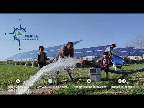 30 kW 40 HP / 44,8 Güneş Enerjili Tarımsal Sulama Sistemi - Pusula Solar Enerji