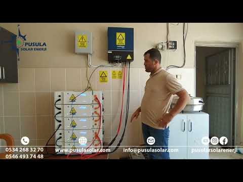 25 kWh Yeni Nesil LiFePO4 (Lityum Demir Fosfat) Pil Uygulaması - Pusula Solar Enerji
