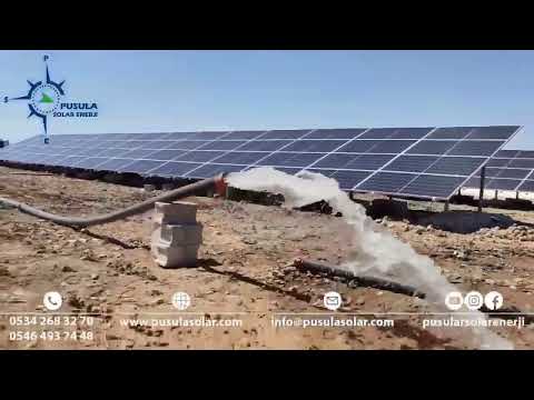 30 kW 40 Hp Güneş Enerjili Tarımsal Sulama Sistemi - Pusula Solar Enerji